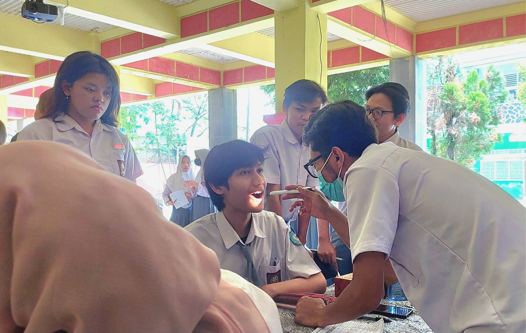 sehat bareng siswa SMK Karya Pembangunan 2 Kota Bandung