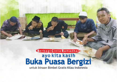 Berbagi Buka Puasa Bergizi Untuk Binaan Bimbel Gratis