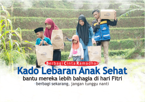 Berbagi Kado Lebaran Anak Sehat di Idul Fitri